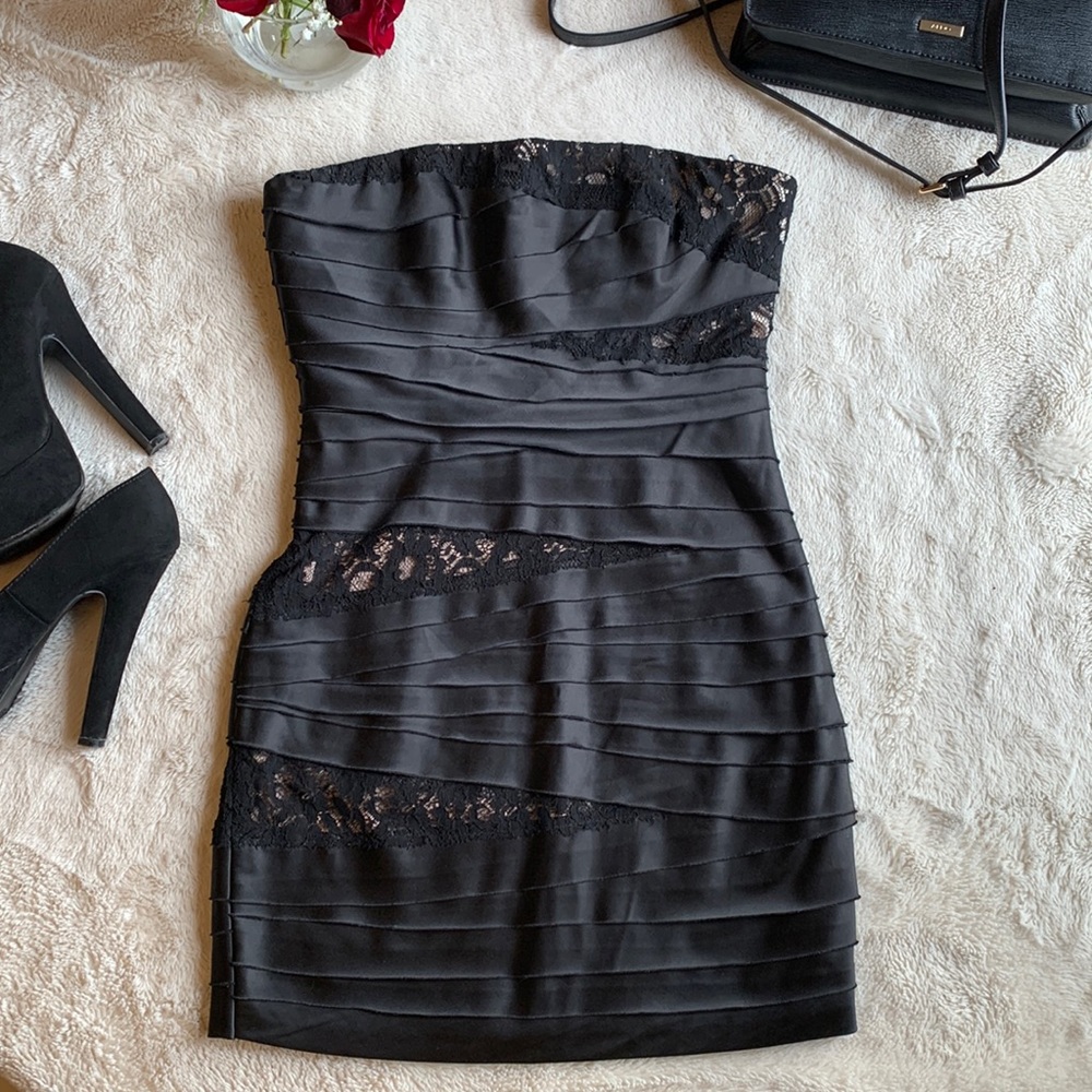 Bebe Strapless Dress